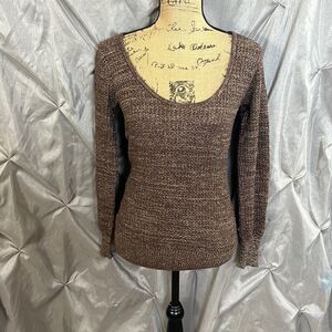 NWT Kenzie brown and gold sweater